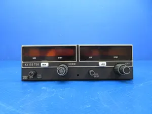 King KX155 NAV/COM w/ Connector & Rack 14v 069-1024-00 TESTED w/ 8130 (0125-197)